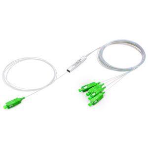 PLC SPLITTER 1X4 WITH CONNECTOR SC/APC