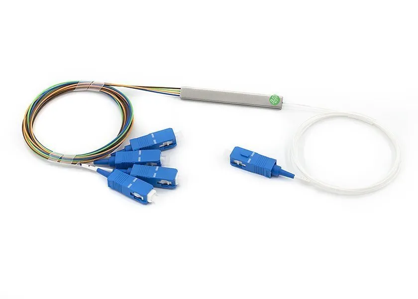 PLC-fiber-splitter-1x4-with-SC-UPC-connectors