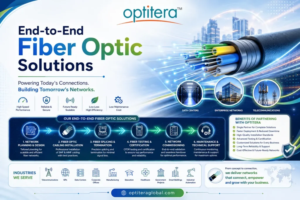 End-to-End Fiber Optic Solutions: Building High-Performance Networks for Modern Businesses